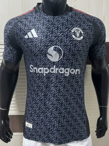 25-26 Man Utd Grey Black Special Edition Player Version Training shirts