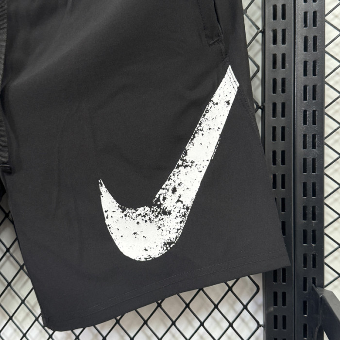 D704 NK Black Casual short Pants