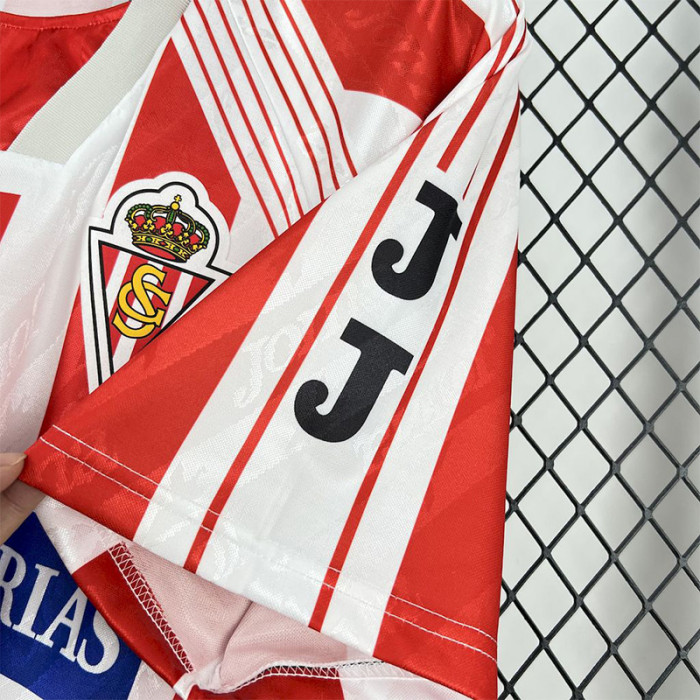 1994-1995 Gijon Home Retro Soccer Jersey