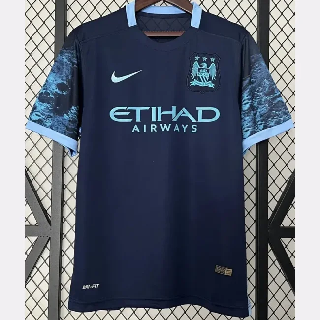 2015-2016 Man City Away Retro Soccer Jersey