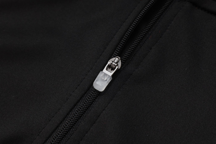 2025-26 Man Utd Black Half Pull Tracksuit #B2506(半拉链）