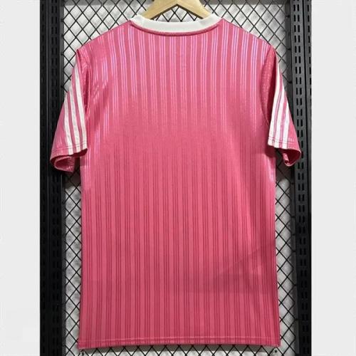 2025 AD Casual Pink Fans Training shirts *三叶草