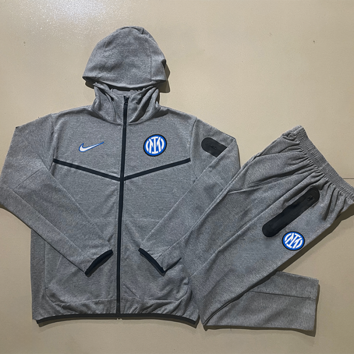 24-25 INT Grey Hoodie Jacket Tracksuit #F579