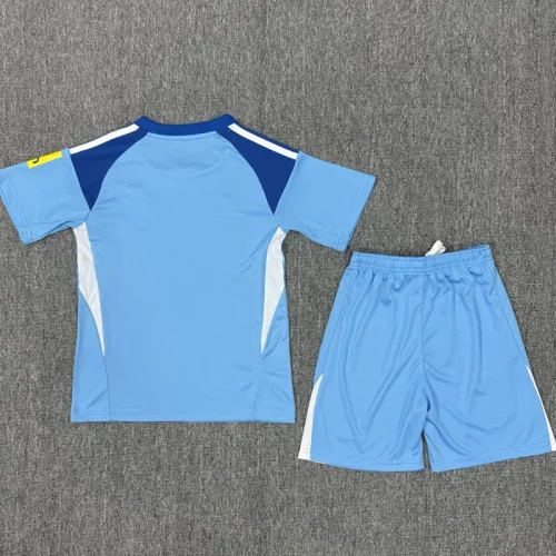 25-26 Newcastle Blue Goalkeeper Kids Soccer Jersey