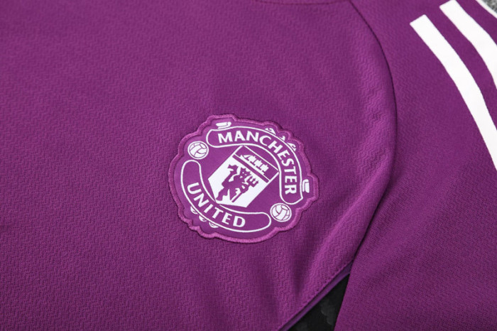 25-26 Man Utd Purple Training Short Suit