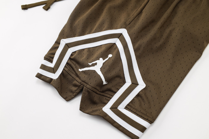A2436 Jordan Army green Casual Short Pants