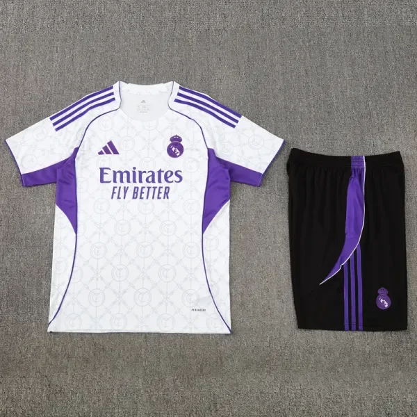 25-26 RMA White Training Short Suit