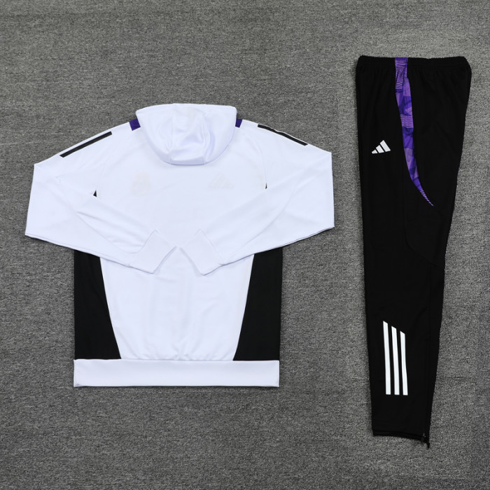 24-25 RMA White Hoodie Tracksuit (卫衣套装)