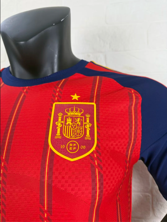 26-27 Spain Home Player Version Soccer Jersey