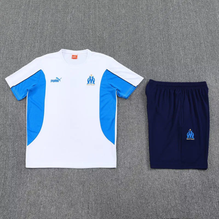 25-26 Marseille White Training Short Suit