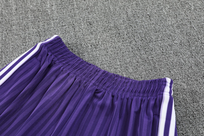 2025-26 RMA purple vest and shorts set