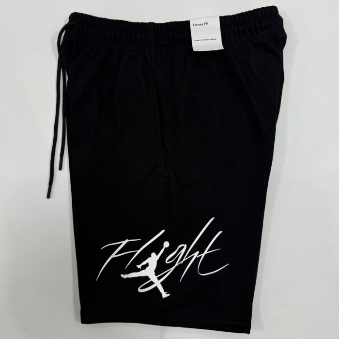 M16 Jordan Black Pure Cotton Fabric Casual Short Pants