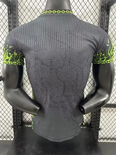 25-26 Brazil Black Green Special Edition Player Version Soccer Jersey