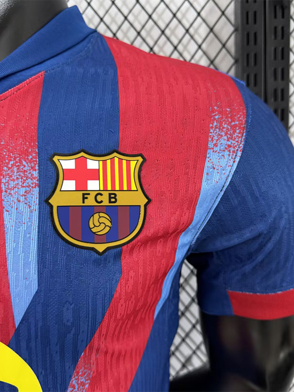 2025-26 BAR Red Blue Special Edition Player VersionSoccer Jersey