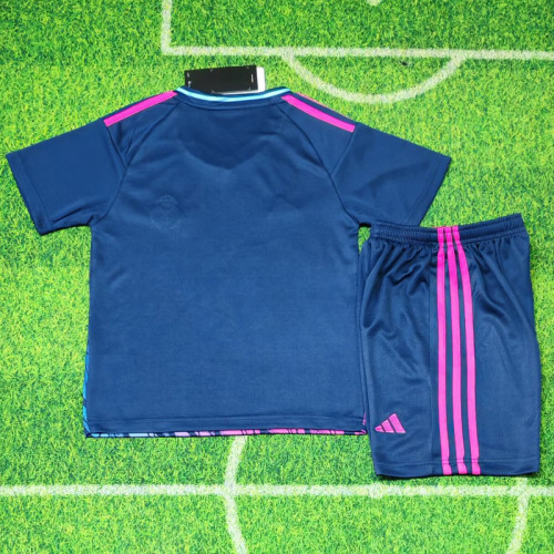 2025-26 RMA Royal blue Concept Edition Kids SoccerJersey