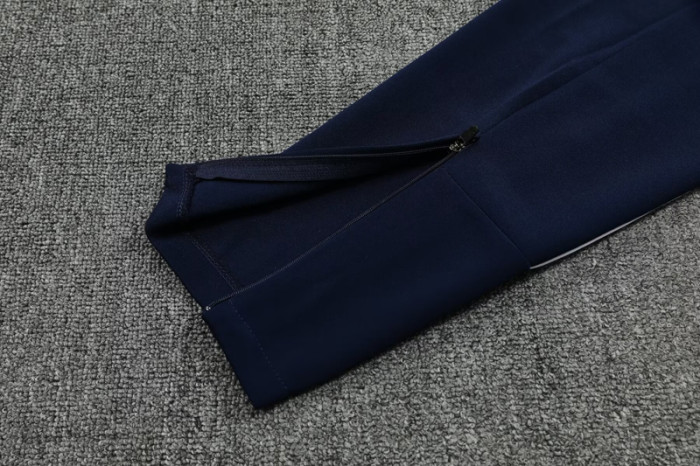 2025-26 Marseille Fancy blue Jacket Tracksuit