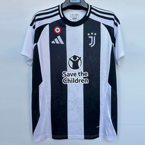 2024-25 JUV Home Fans Soccer Jersey (前带广告)