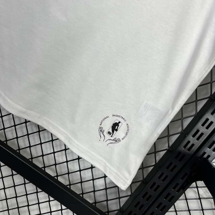 T216 NBA White High Quality Casual T-Shirt