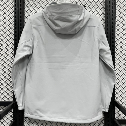 24-25 PSG Jordan Grey Outdoor Jackets #RK901冲锋衣