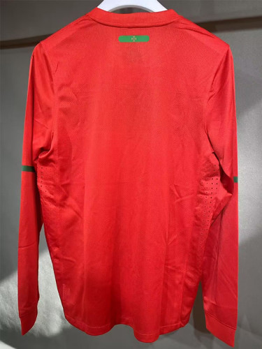 2010 Portugal Home Player Version 长袖球员 Long SleeveRetro Soccer Jersey