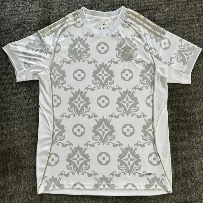 25-26 RMA Silver Grey Special Edition Fans Training Shirts