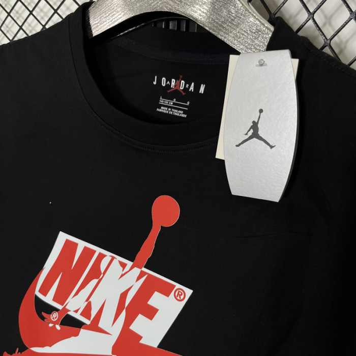 T249 Jordan Black High Quality Casual T-Shirt