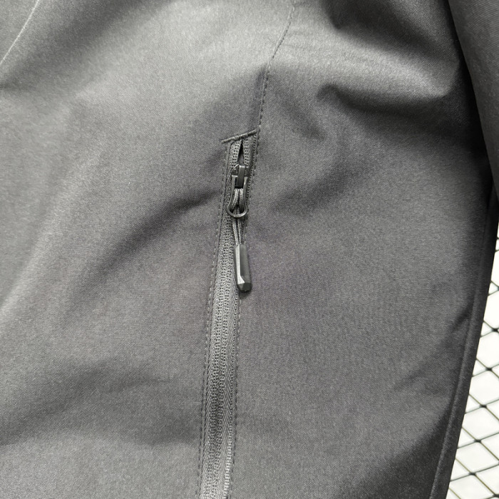 2024 NK Velvet Thickened warm Black Outdoor Jackets # F2 加绒冲锋衣