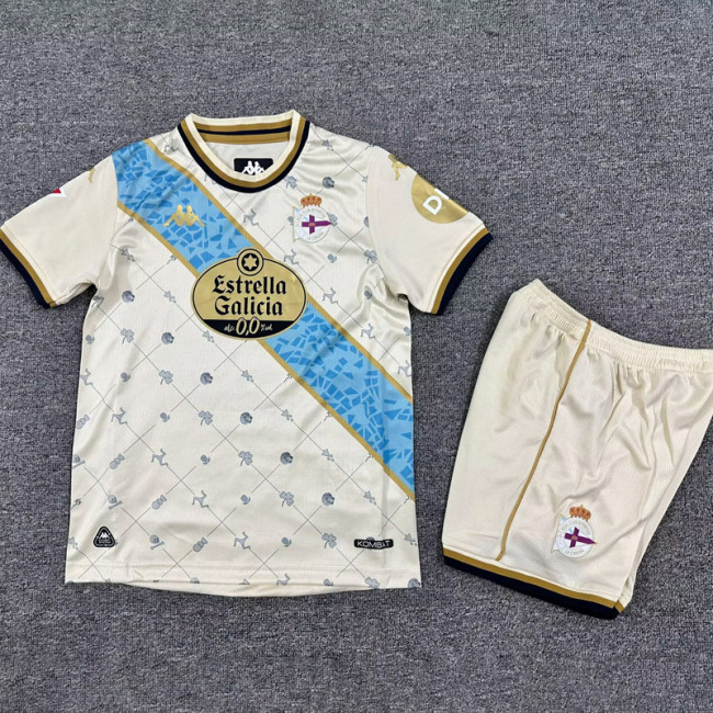 2025-26 La Coruna Third Kids Soccer Jersey