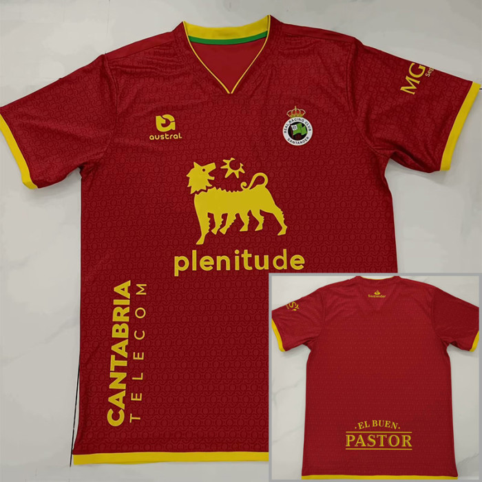 24-25 Racing de Santander Away Fans Soccer Jersey