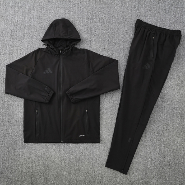 2025 AD Black Hoodie Jacket Tracksuit #AFO2