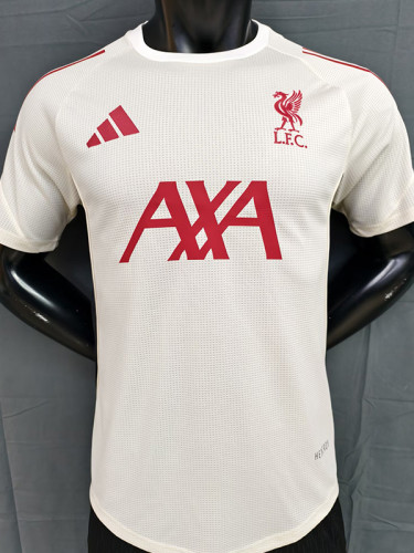 2025-26 LIV Beige Player Version Training shirts