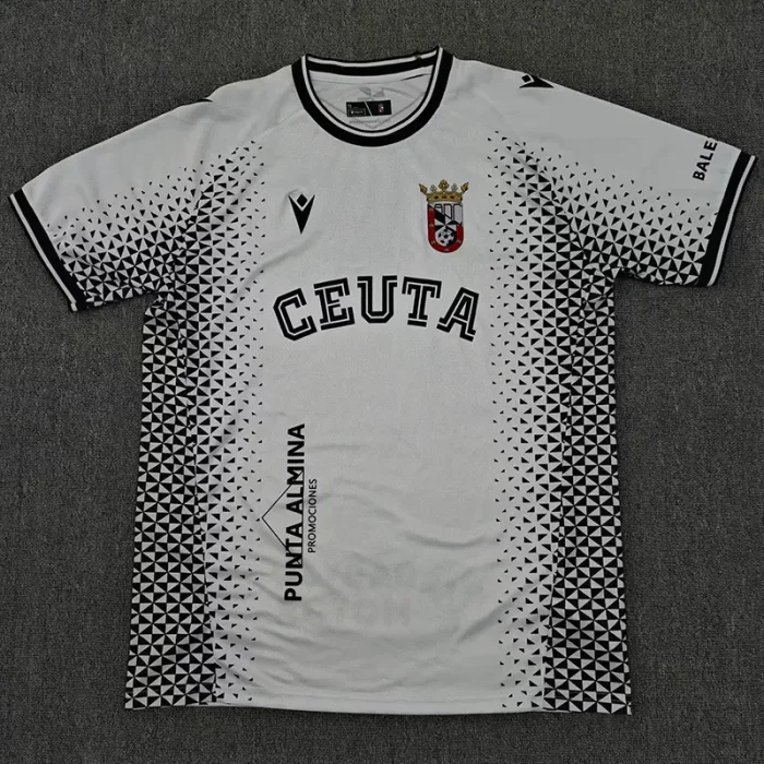 2025-26 Ceuta FC Home Fans Soccer Jersey
