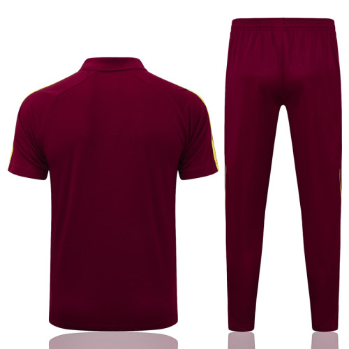 2025-26 ARS Jujube red Polo Tracksuit #C2558