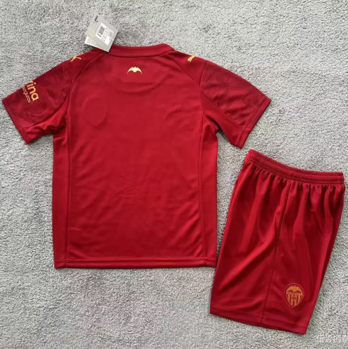 2025-26 Valencia Away Kids Soccer Jersey