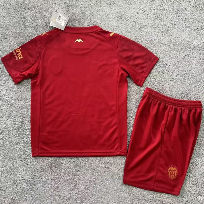 2025-26 Valencia Away Kids Soccer Jersey
