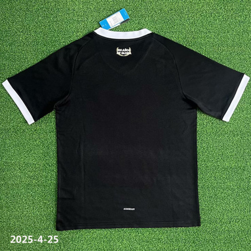 25-26 Colo-Colo 100th Anniversary Black Fans Soccer Jersey