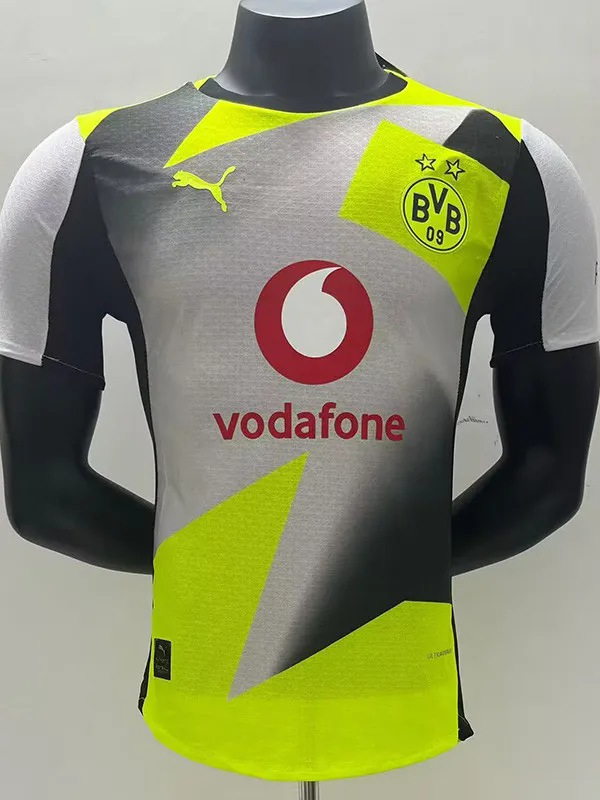2025-26 Dortmund Away Player Version Soccer Jersey