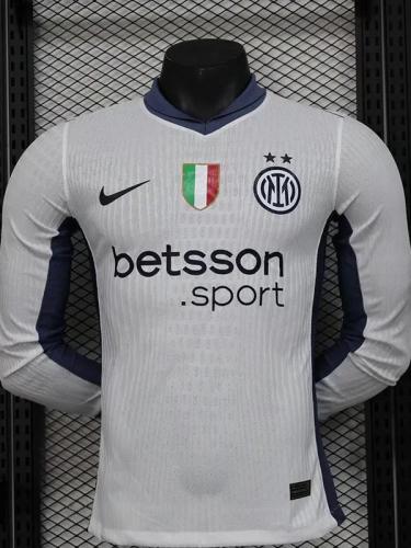 24-25 INT Away Long Sleeve Player Version Soccer Jersey (长袖球员)
