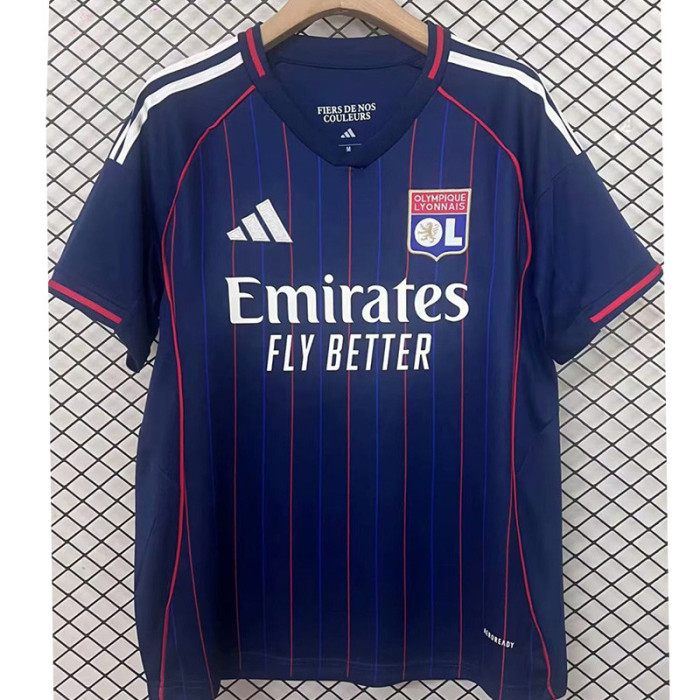 25-26 Lyon Away Fans Soccer Jersey