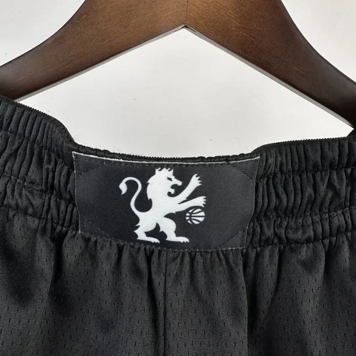 2023-24 Kings Black Away Top Quality NBA Pants