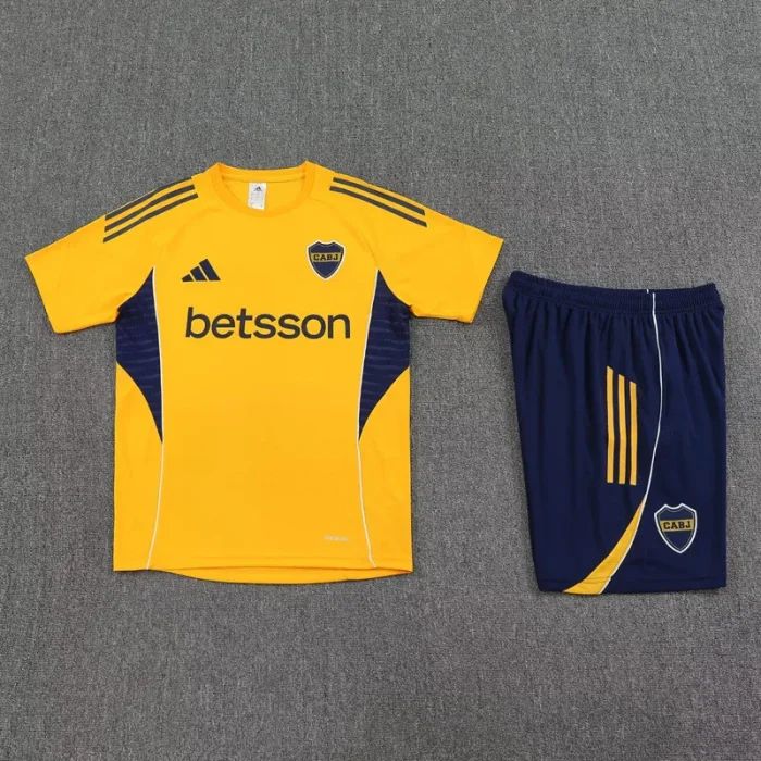 2025-26 Boca Juniors Yellow Training Short Suit