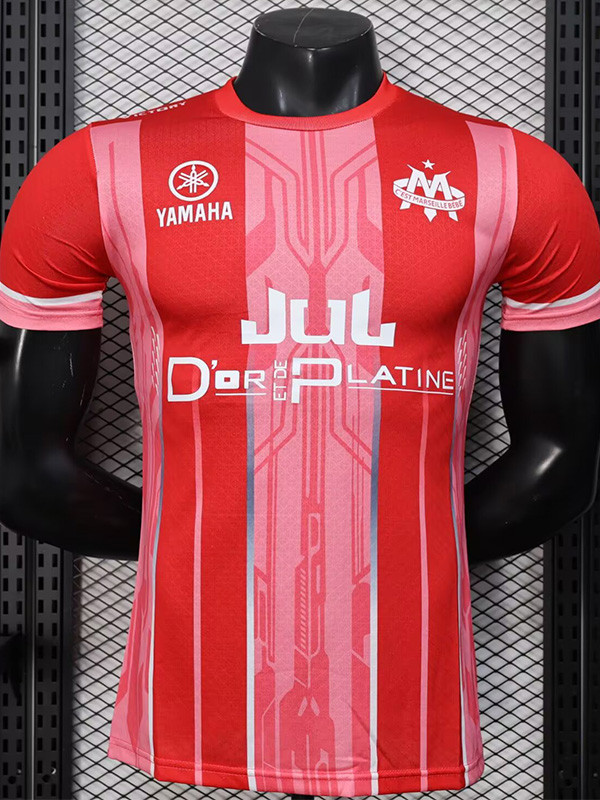 2025-26 Marseille Red Joint Edition Player VersionTraining shirts