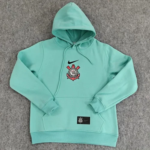 2025-26 Corinthians Light green Hoody 浅绿色(加绒）
