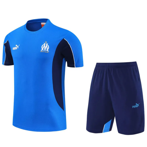 25-26 Marseille Lake blue Training Short Suit