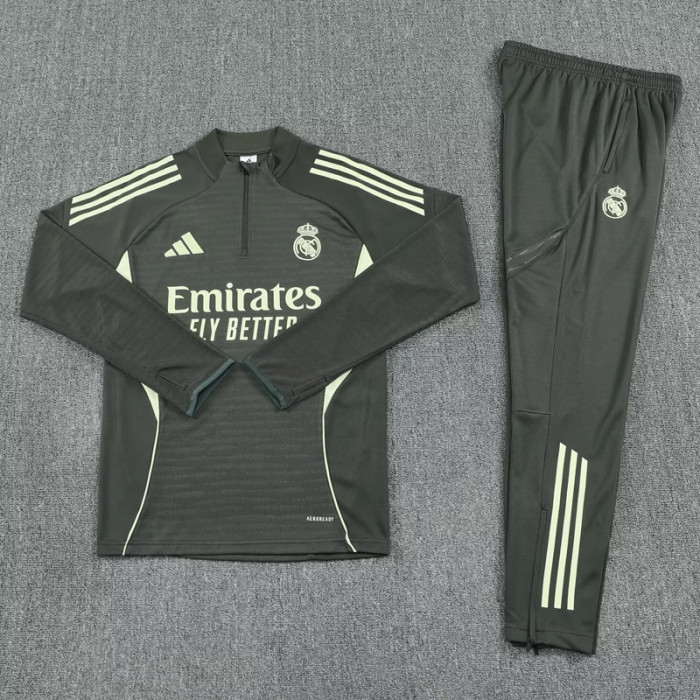 25-26 RMA Grey green Half Pull Tracksuit (半拉链)