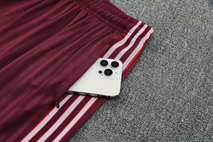 25-26 Bayern Jujube red Training short Suit