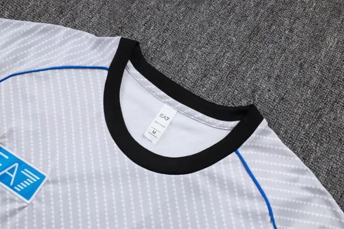 25-26 Napoli Light gray Training Short Suit #D25181