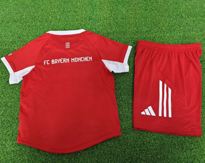 2025-26 Bayern Home Kids Player Version Soccer Jersey