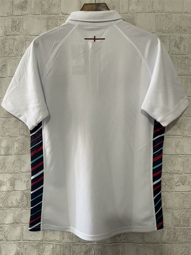 24-25 England White Polo Rugby Jersey (有领)