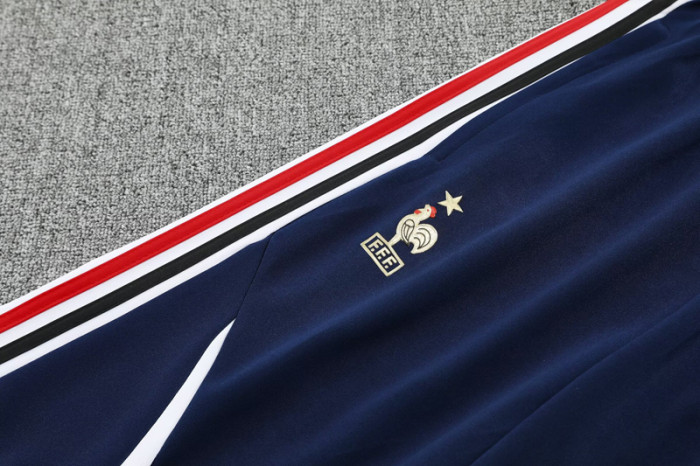 25-26 France Royal blue Jacket Tracksuit #F18